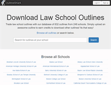 Tablet Screenshot of outlineshark.com